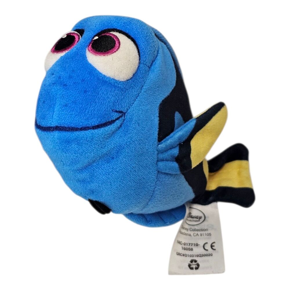 Disney Collection Finding Nemo Dory Plush 6.5" Stuffed Animal Blue Toy Rare